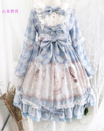 593-lolita洋装连衣裙打版教程