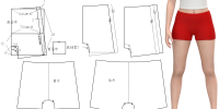22女平角内裤制版