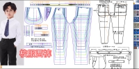 27童装校服-男童西裤制版+放码