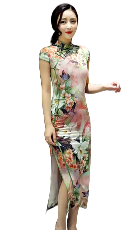 308-长款旗袍连衣裙打板纸样裁剪印花旗袍纸样山本教育.png