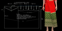 65傣族服饰筒桾