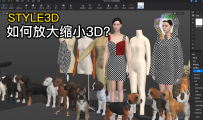 5如何放大缩小3D？STYLE3D
