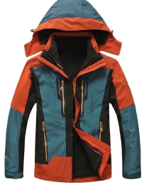254-冲锋衣滑雪服男装外套制版纸样CAD2