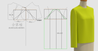 2效率实战原型袖制版1片合体袖