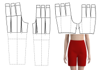 12裤子原型变化-窄脚休闲短裤
