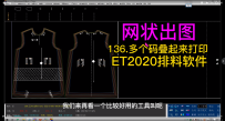 17.多个码叠起来打印-网状出图-ET2020排料软件