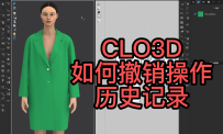 07CLO3D如何撤销操作历史记录