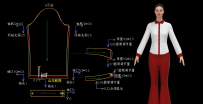 16-19课.女衬衫推板-领子放码-检查放码对错-袖子放码